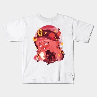 Hu Tao Ukiyo E Kids T-Shirt